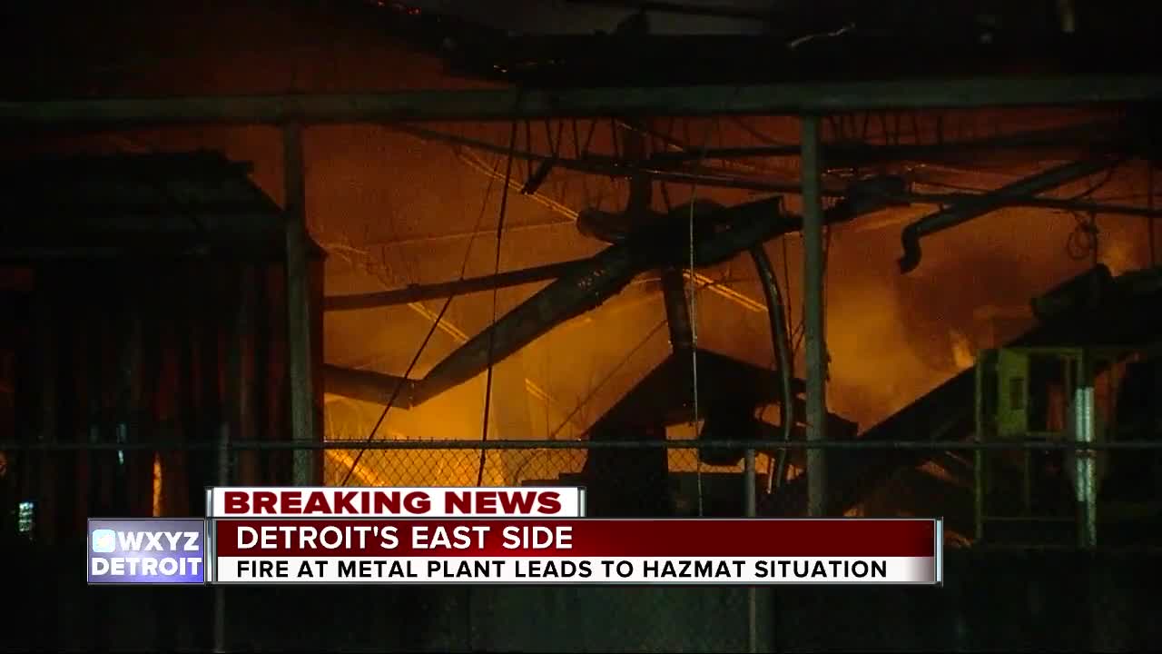 Three injured after explosion, HAZMAT situation at Detroit titanium plant