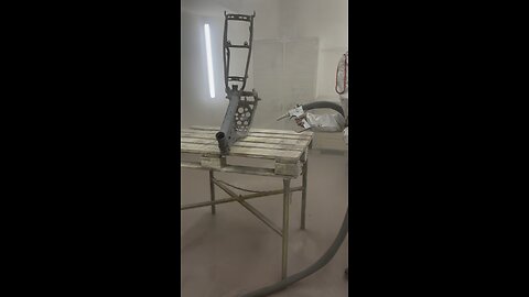Sandblasting my Suzuki RM125 Model R/S 1994