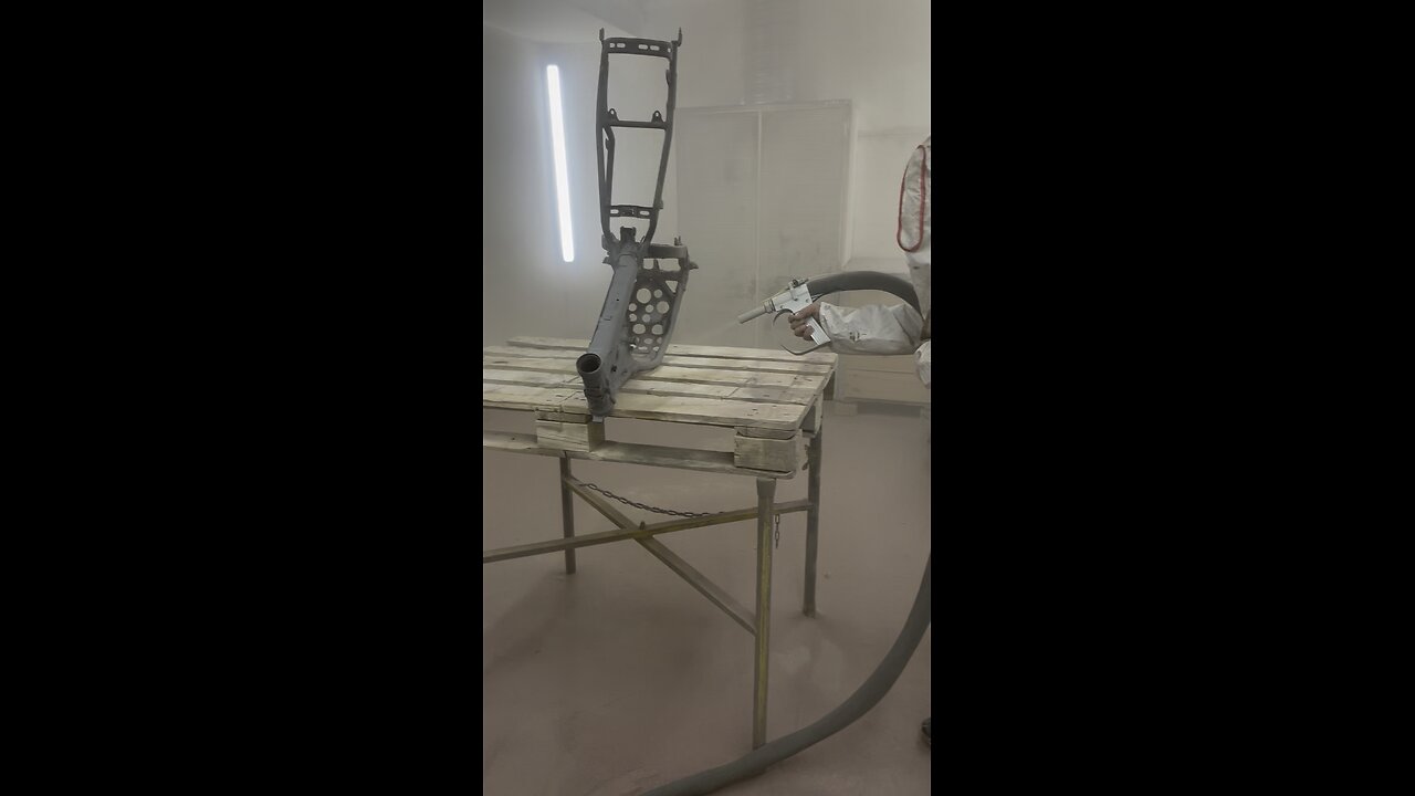 Sandblasting my Suzuki RM125 Model R/S 1994