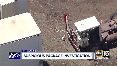 Top stories: Suspicious package investigation in Phoenix; Fire destroys mobile home in Glendale; Gov. Ducey launches re-election campaign