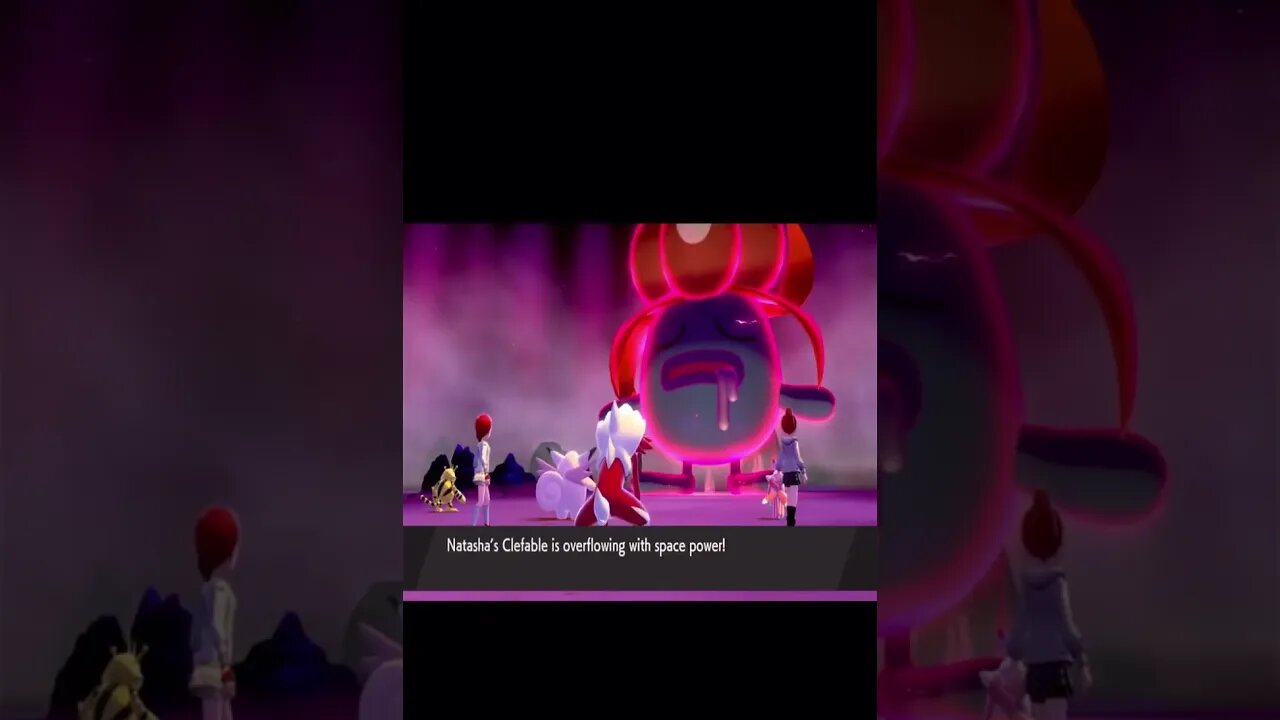 Pokémon Sword - Clefable Used Meteor Beam!
