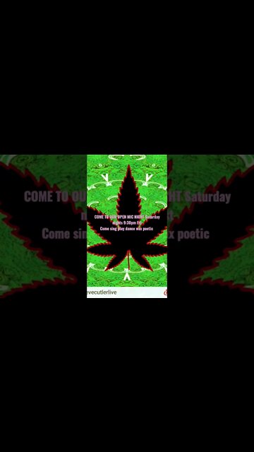 JBG cover come through for Open Mic Saturdays 930pm est