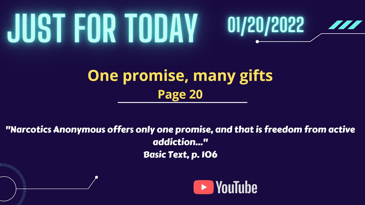 JFT - One Promise, many Gifts - 1-20