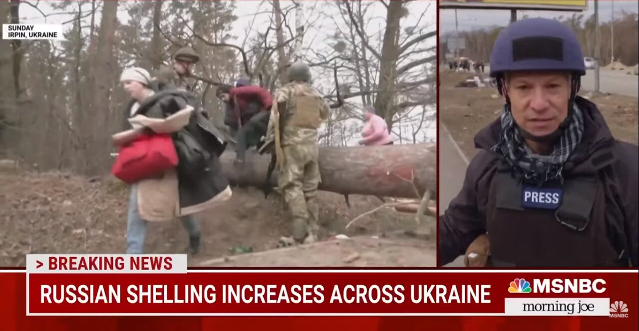 Residents Flee Ukrainian City As Bridge Out Is Destroyed - BREAKING NEWS Ukraine Russia war