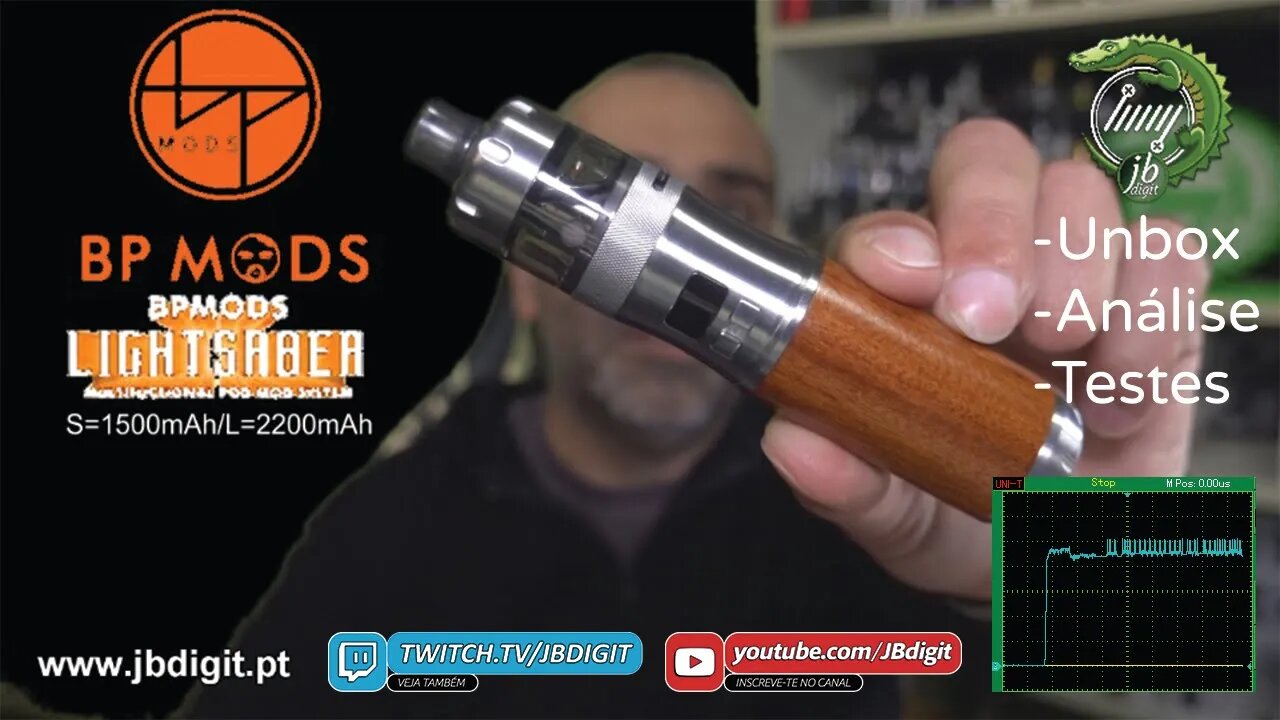 [PT] BPMods LIGHT SABER (L-2200mAh & S-1500mAh) Pod Mod - Tão bom e tão.... onde está o resto?