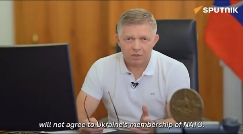 SLOVAKIA PRIME MINISTER WARNING MESSAGE 🇸🇰🎙️🏅⚠️OF UKRAINE JOINING NATO🇺🇦💂💫