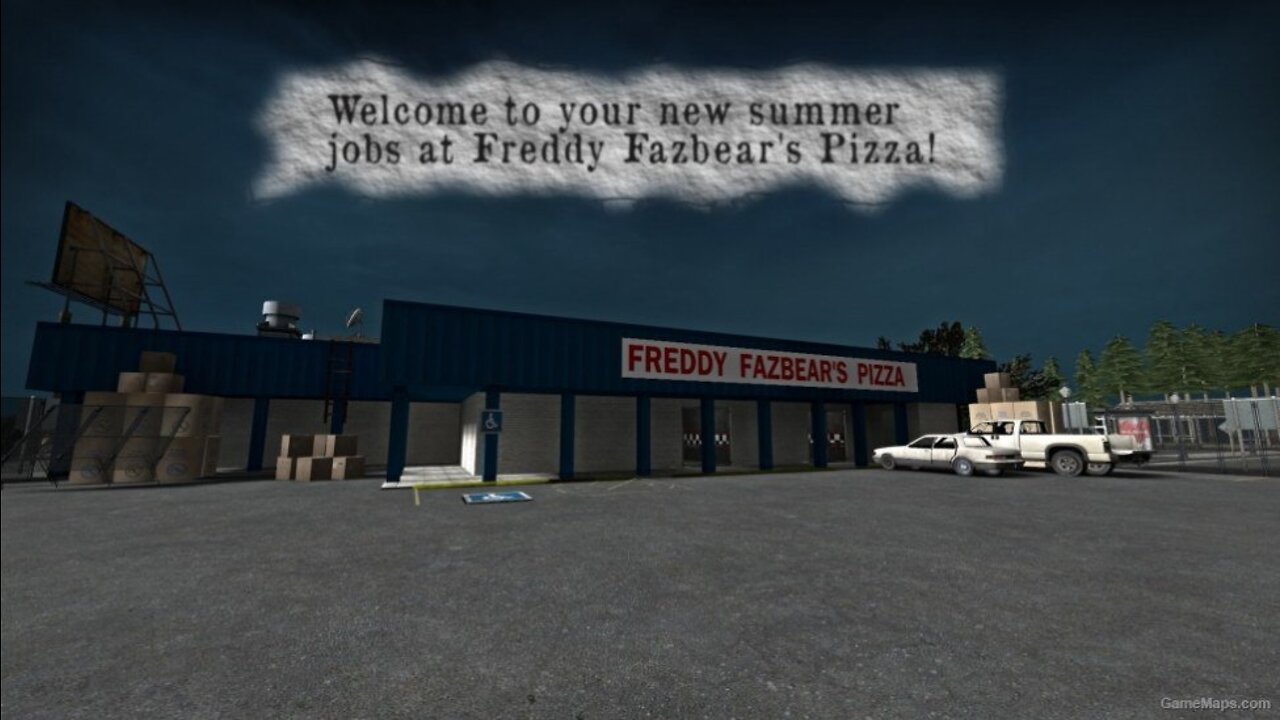 Left 4 Dead 2 modded survival : Freddy Fazbear´s Pizzeria