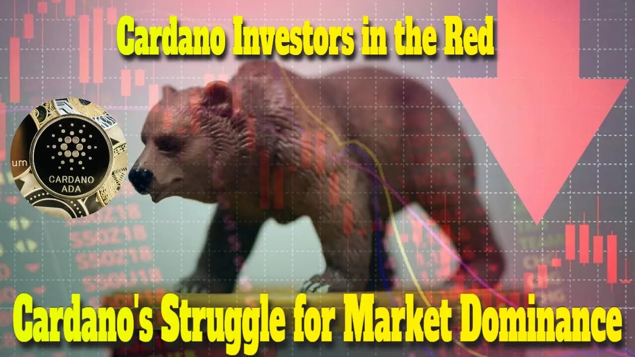 Cardano News | Cardano's Struggle for Market Dominance | Cardano Investors in the Red |