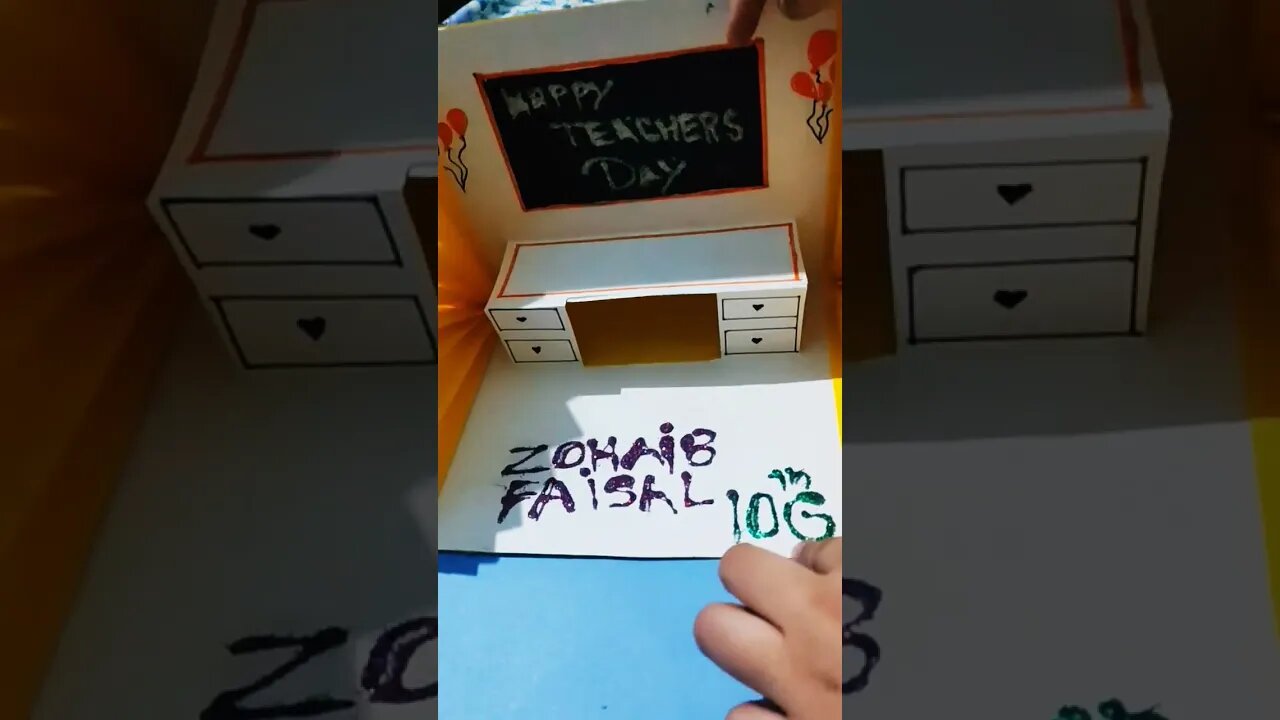 Teachers day card #art