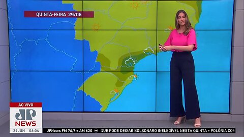 Frente fria avança para o Sudeste brasileiro | Previsão do Tempo