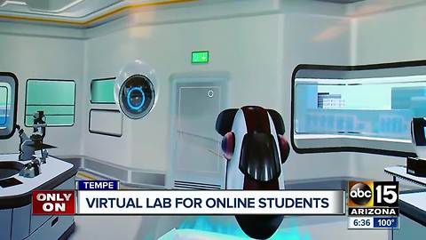 ASU using virtual lab for online science students