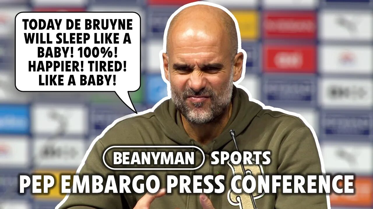 'Today De Bruyne will sleep like a BABY! 100%! Happier! Tired!' | Man City 2-1 Fulham | Pep Embargo