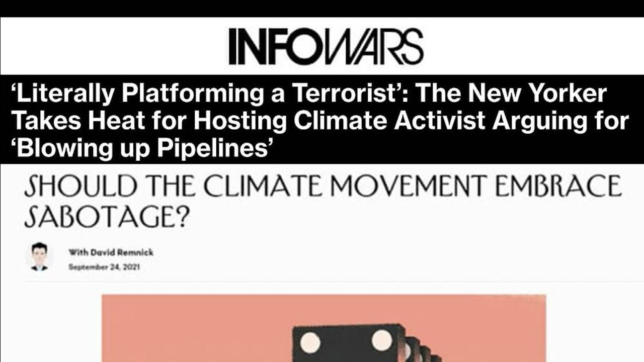 New Yorker Mag Recruits Terrorists to Bomb American Infrastructure