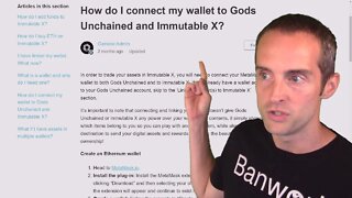 How To Connect Metamask Wallet to Gods Unchained and Immutable X