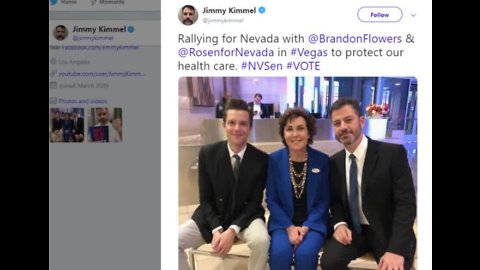 Trump Jr. visits Nevada; Kimmel, Flowers stump for Rosen