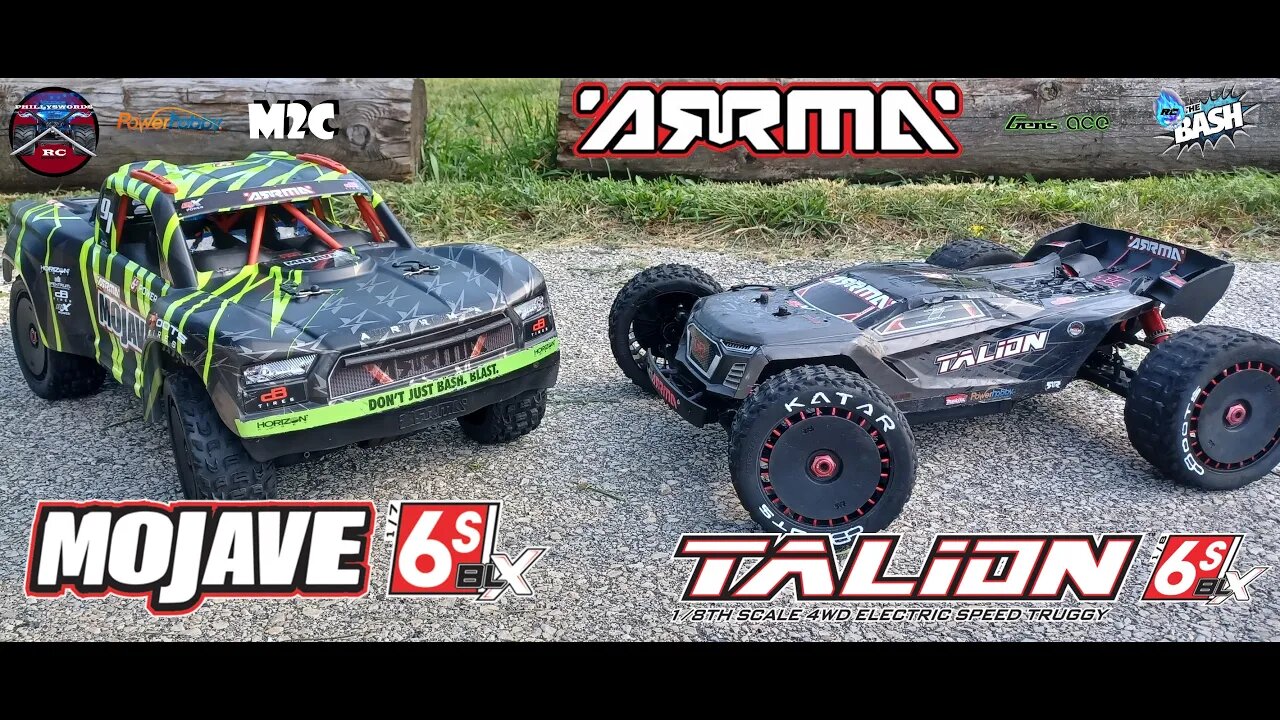 Arrma Mojave and Talion Bashin on Katars