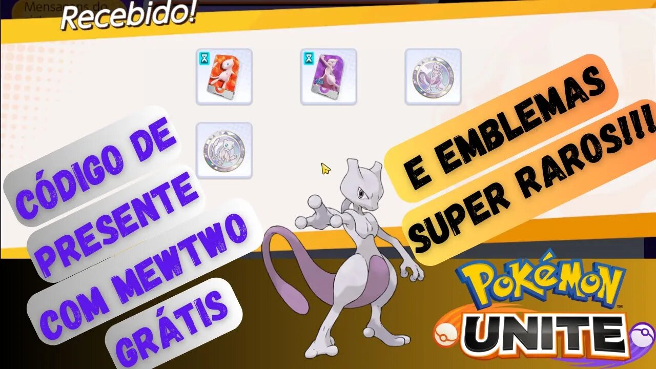 CÓDIGOS DE PRESENTE POKÉMON UNITE 😲