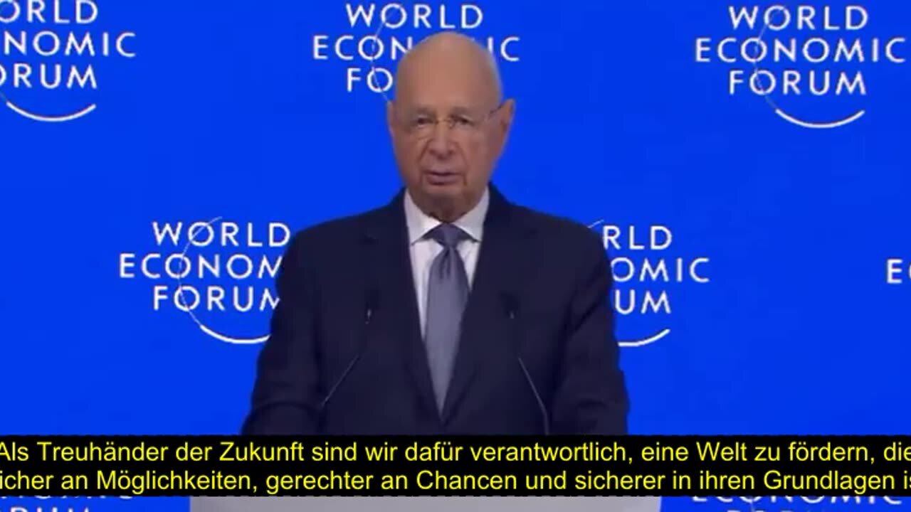 Klaus Schwab (WEF) hat sich selbst zum "Treuhänder der Zukunft" ernannt !!!🙈🐑🐑🐑 COV ID1984