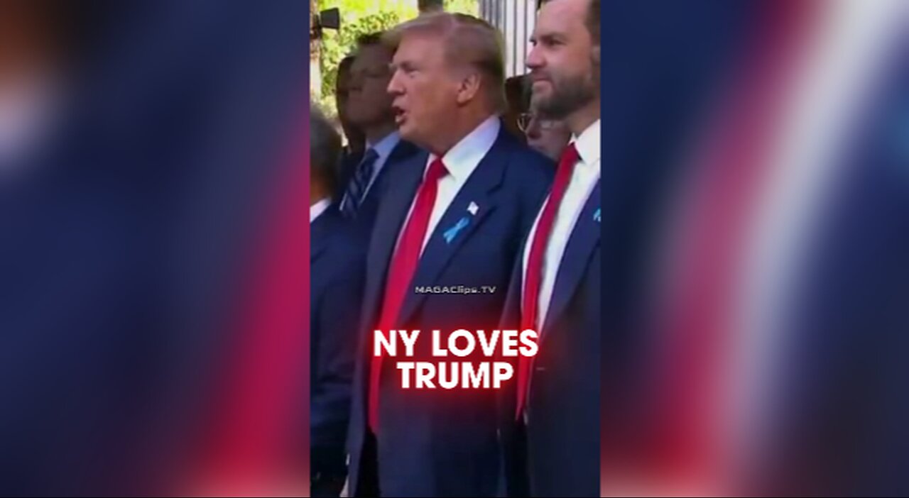 New Yorkers Scream We Love Trump Infront of Democrats - 9/11/24