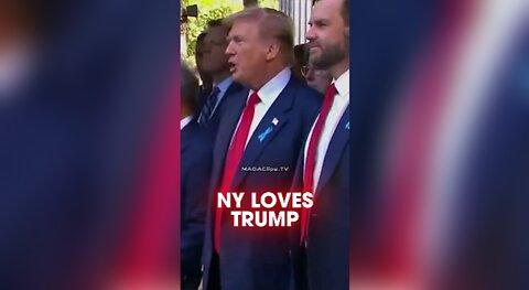 New Yorkers Scream We Love Trump Infront of Democrats - 9/11/24