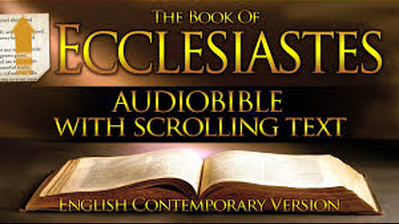 21. Ecclesiastes (Dramatized Audio Book) - Holy Bible