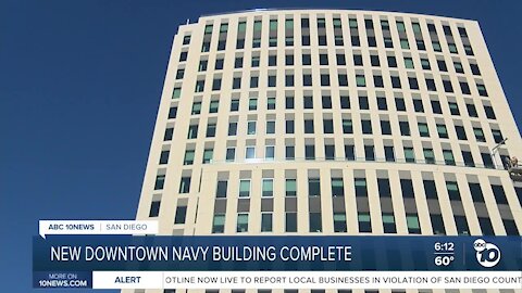 New oceanfront Navy headquarters complete in San Diego