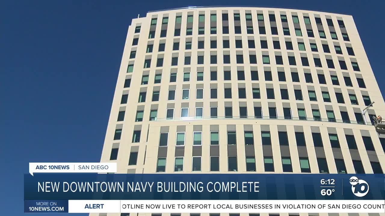 New oceanfront Navy headquarters complete in San Diego