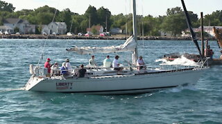 Liberty Sail Boat Light Cruise Up To Lake Huron