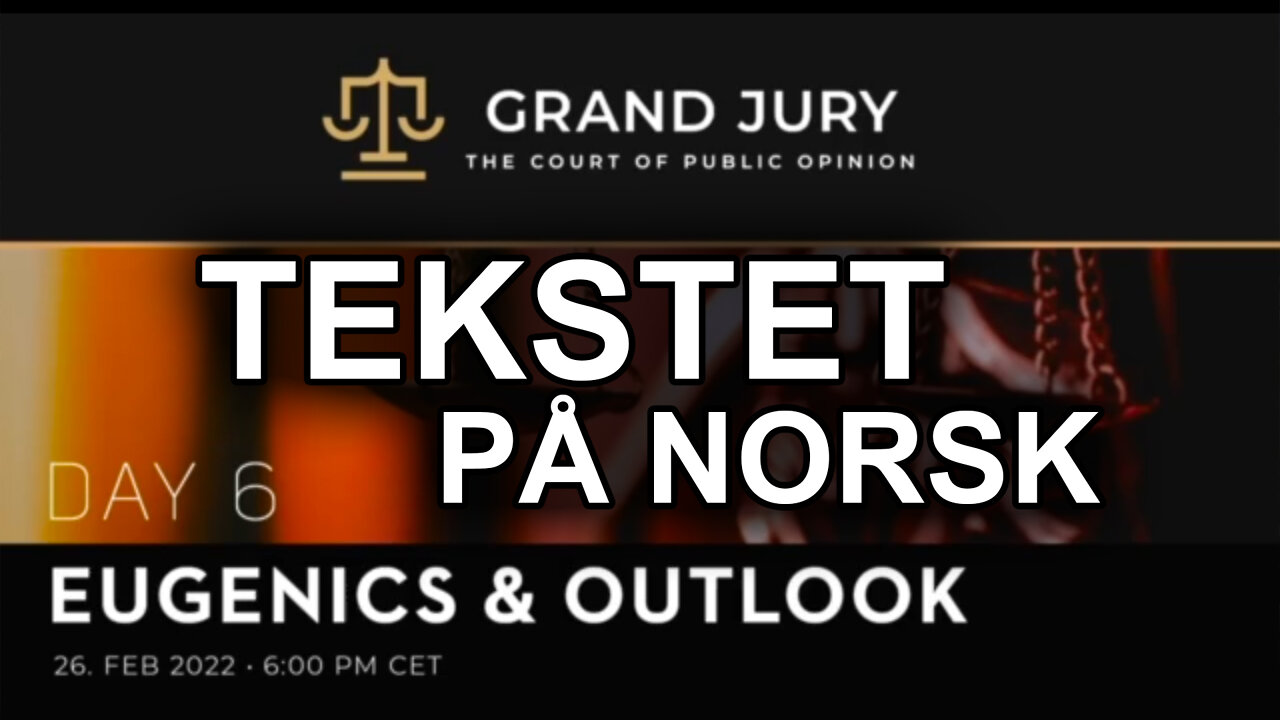 Doc-TV: Dag 6 av Fuellmichs Grand Jury - med norsk tekst