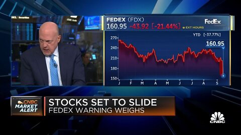 FEDEX Stock Drops 22% CEO Predicts World Recession