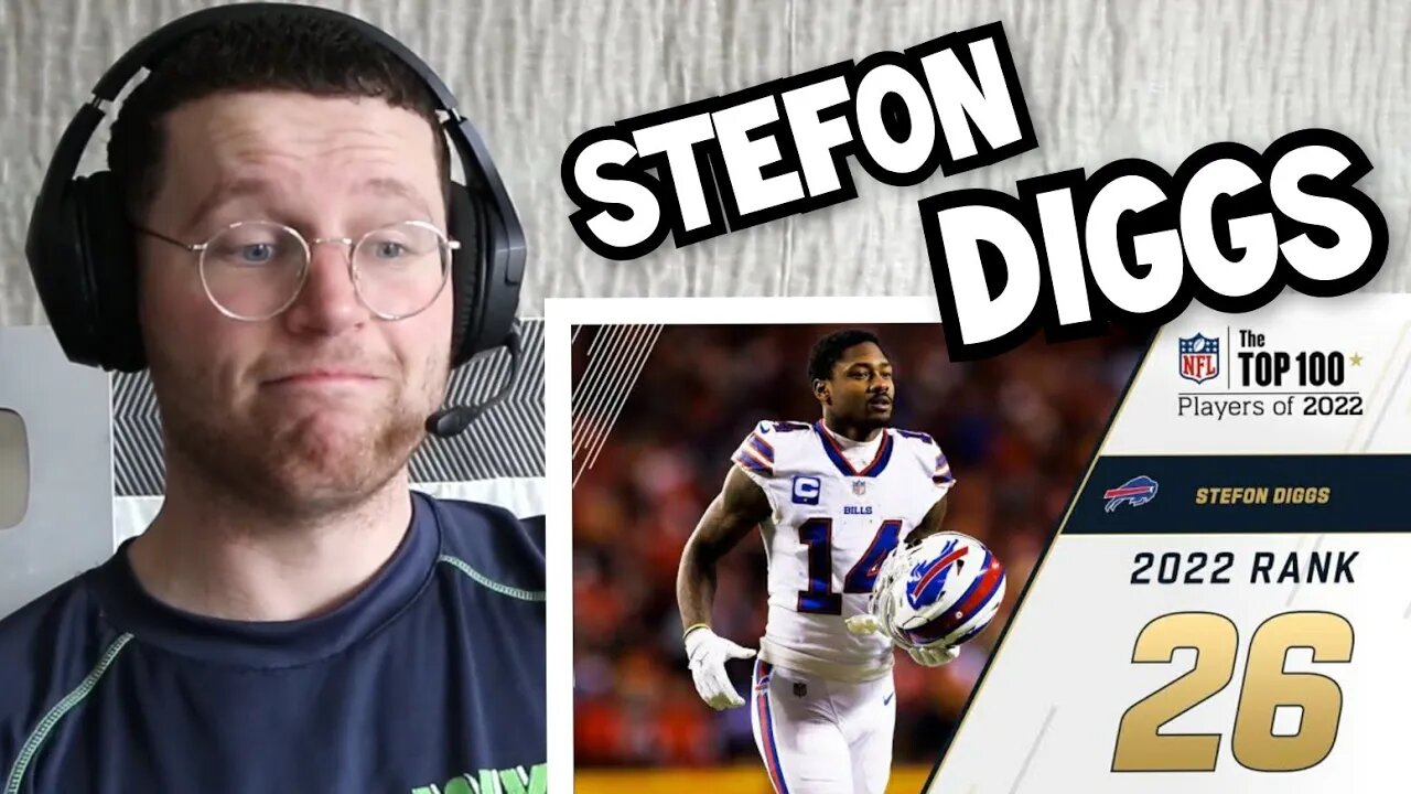 Rugby Player Reacts to STEFON DIGGS (Buffalo Bills, WR) #26 NFL Top 100 Players in 2022