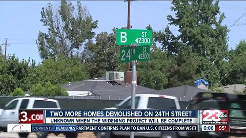 Demolition continues along 24th Street