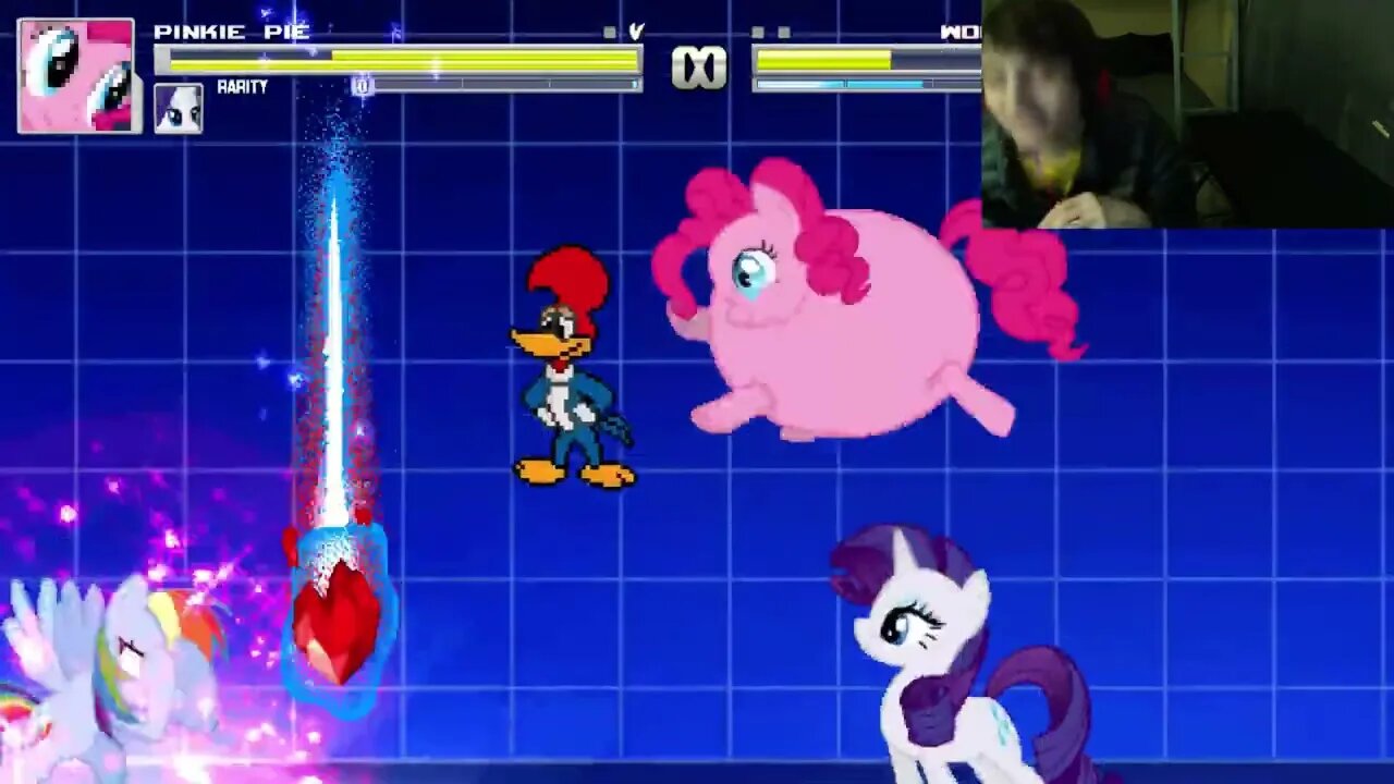 My Little Pony Characters (Twilight Sparkle And Rainbow Dash) VS Woody Woodpecker In An Epic Battle