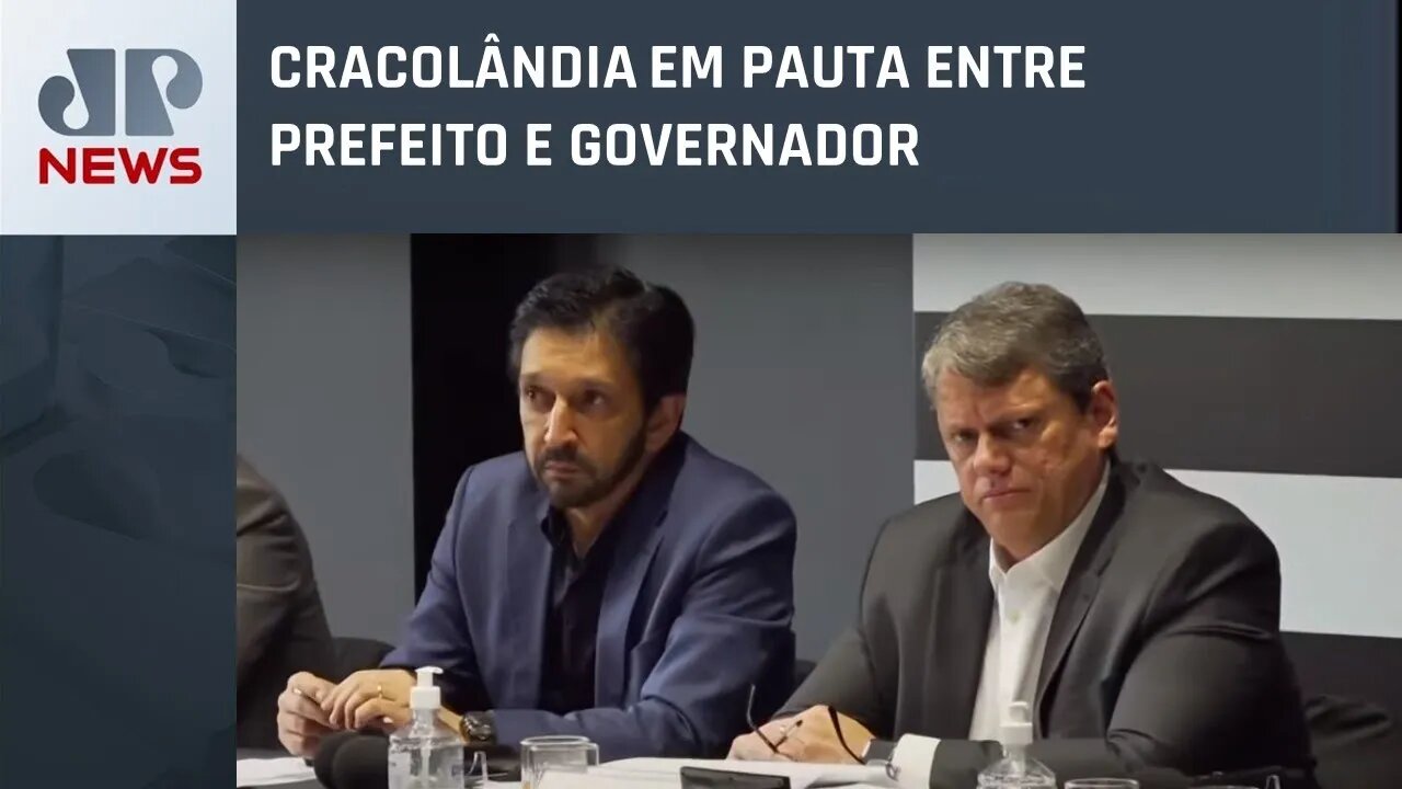 Ricardo Nunes e Tarcísio de Freitas se reúnem para discutir ações para o Centro de SP