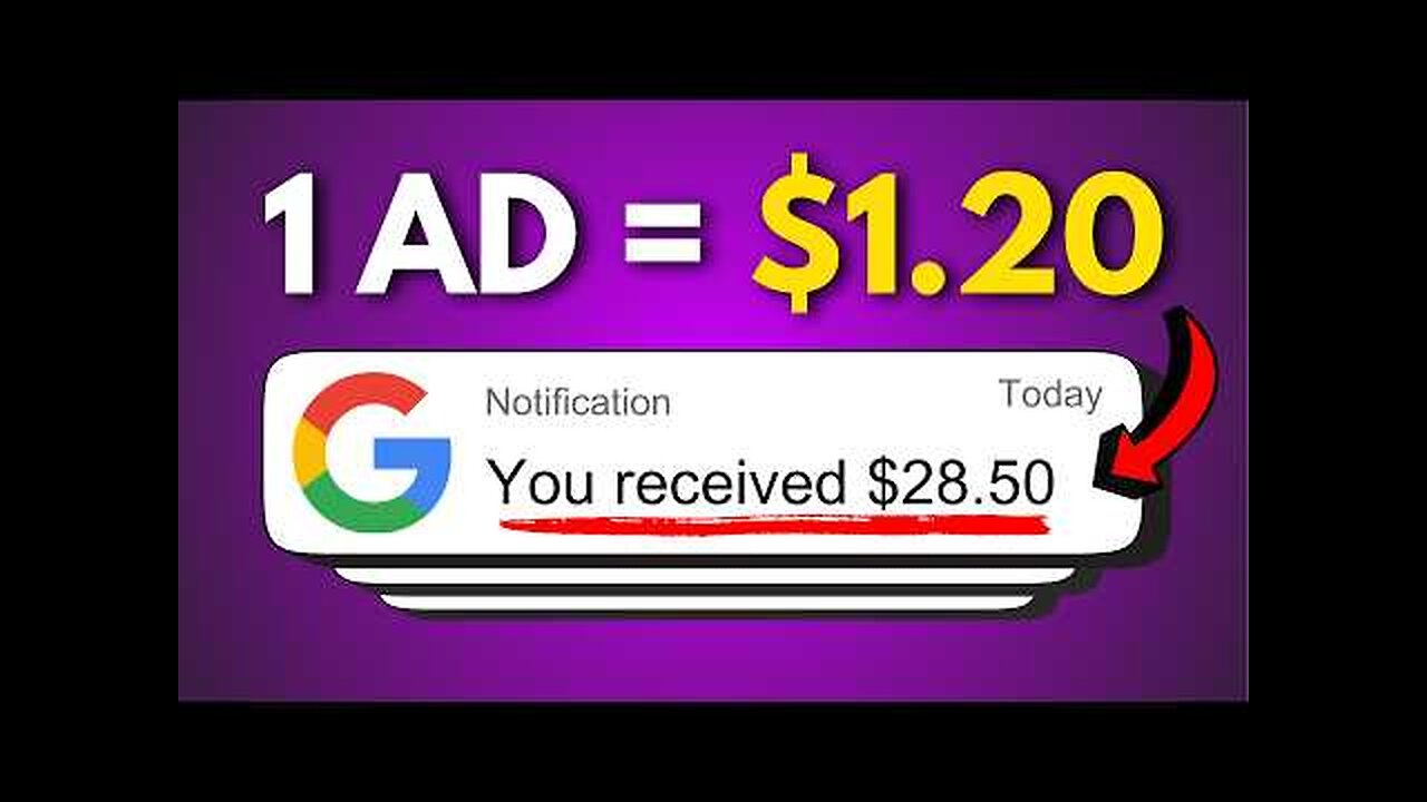 Unbelievable: Earn $1.20 for Every Ad** *