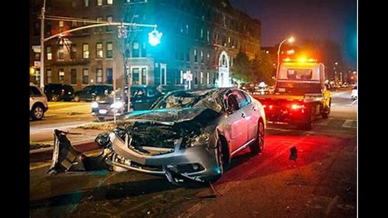 MAN DRIVING AND MAKING A CALL CAUSES ACCIDENT ON A HIGHWAY