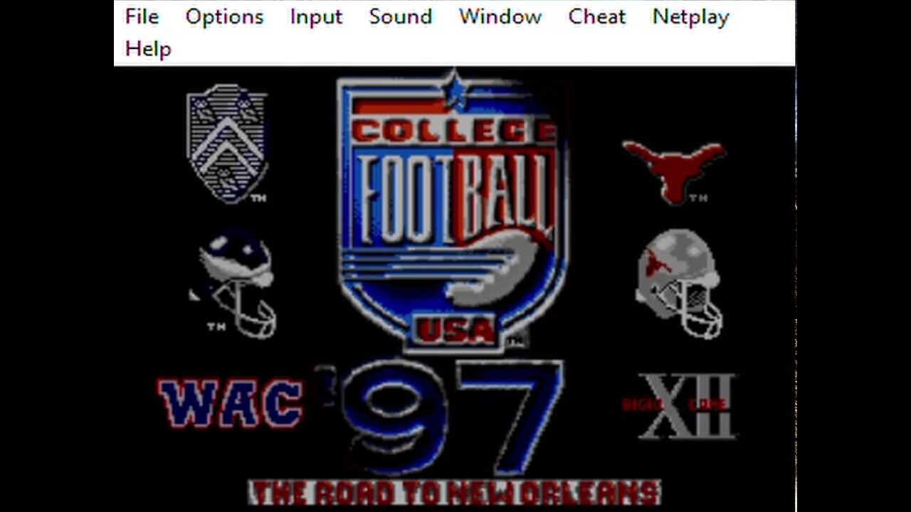 Snes rom College Football 97 Road to New Orleans