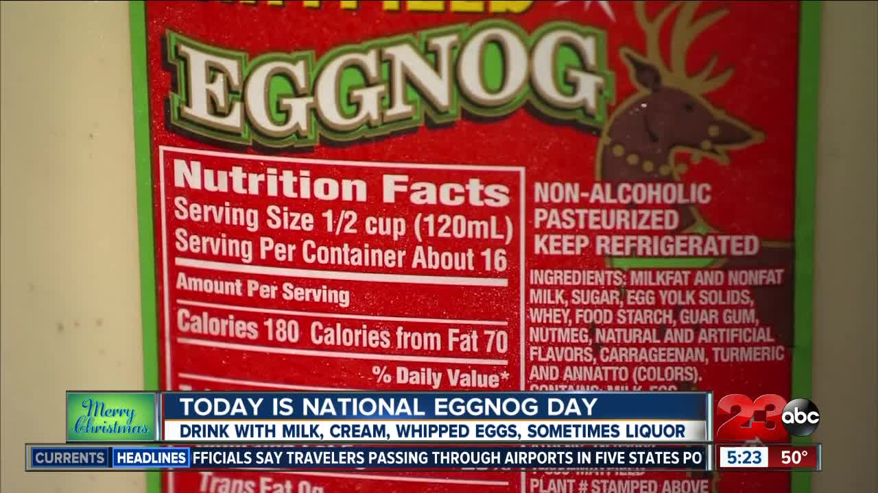 Happy National Eggnog Day or as some call it "Milk Punch"