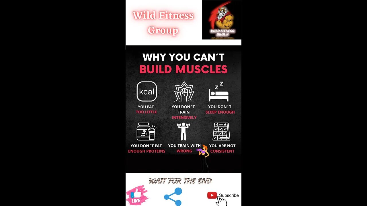 🔥Why you cant build muscles🔥#short🔥#fitnessshorts🔥#wildfitnessgroup🔥11 march 2022🔥