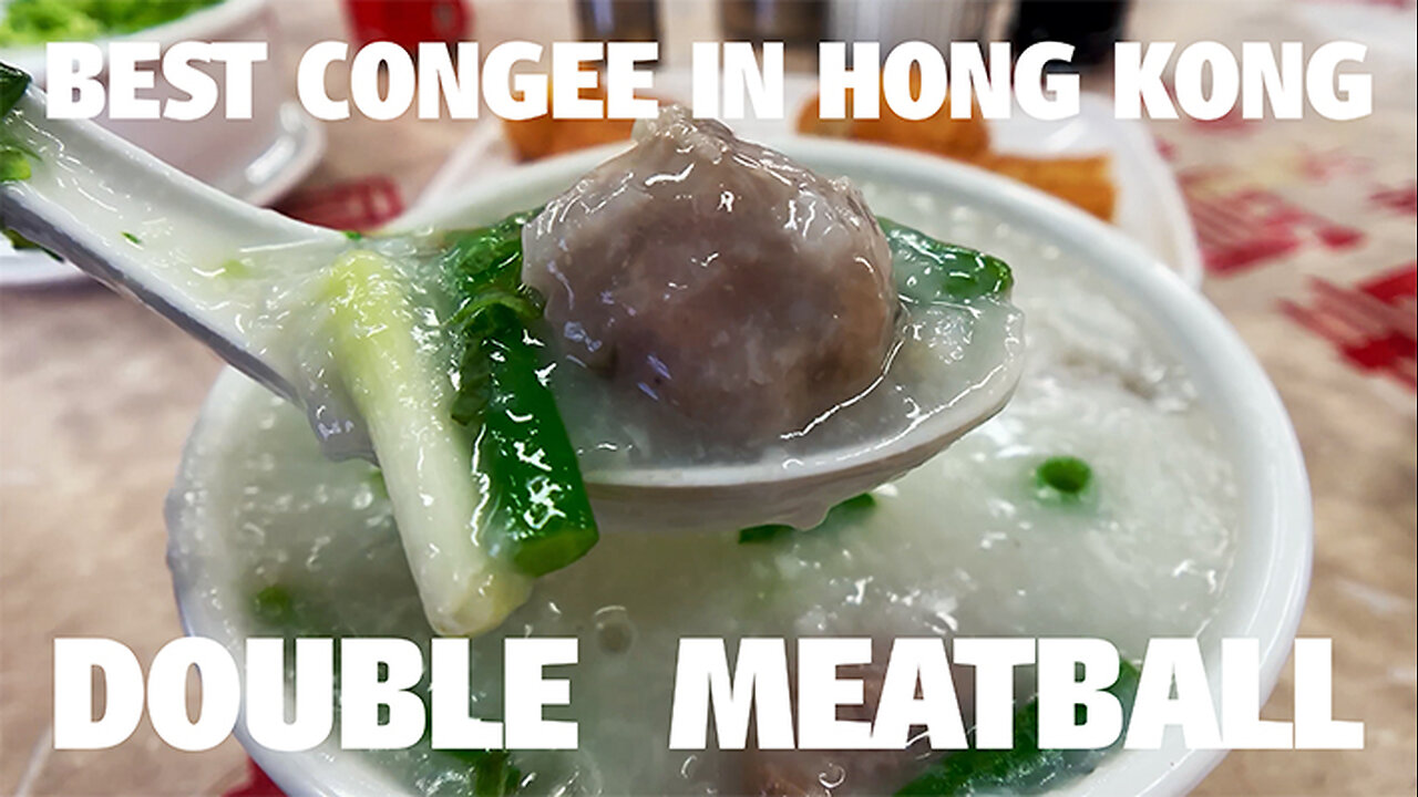 BEST CONGEE IN HONG KONG | MONG KOK FOOD COURT