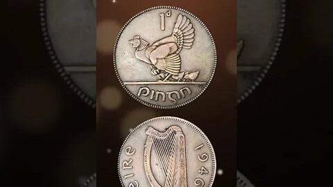 Ireland 1 Penny 1946. #shorts #viral #coinnotesz