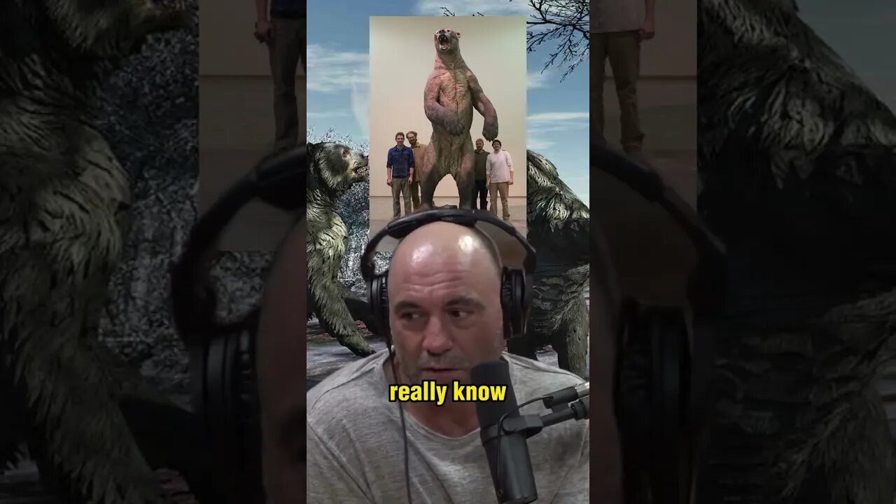 The Most Terrifying Bear in History - The Short Faced Bear | Joe Rogan Experience