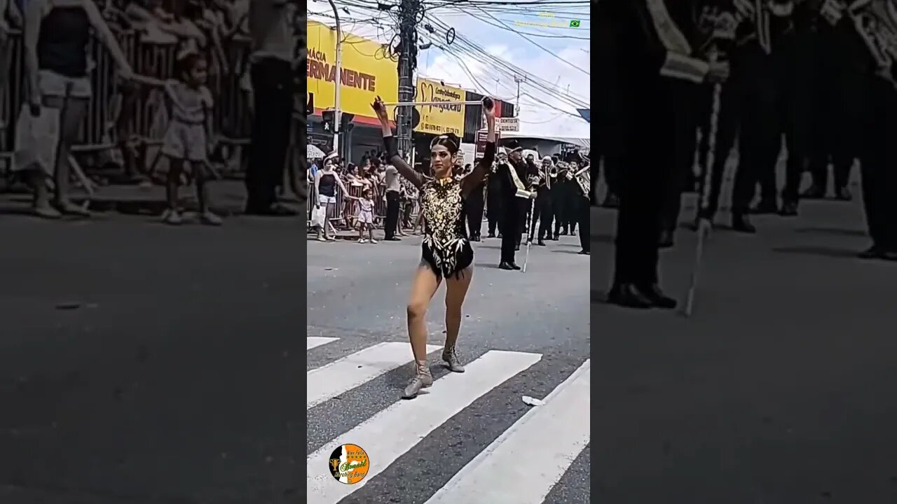 BANDA MARCIAL LUIZ RAMALHO 2022 NO DESFILE CÍVICO - BAIRRO DE MANGABEIRA 2022 - #shorts