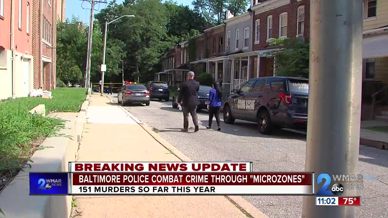 Baltimore Police combat crime through 'microzones'