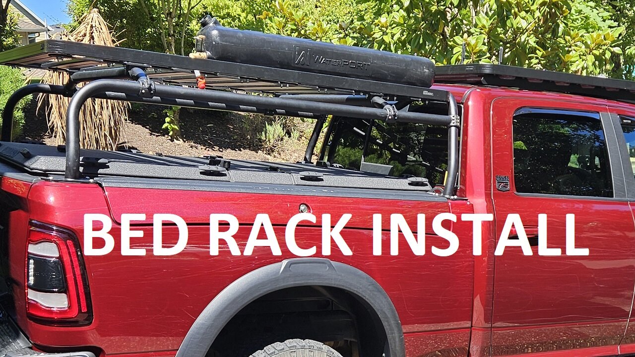 Bed Rack Install Ram Power Wagon with Rambox