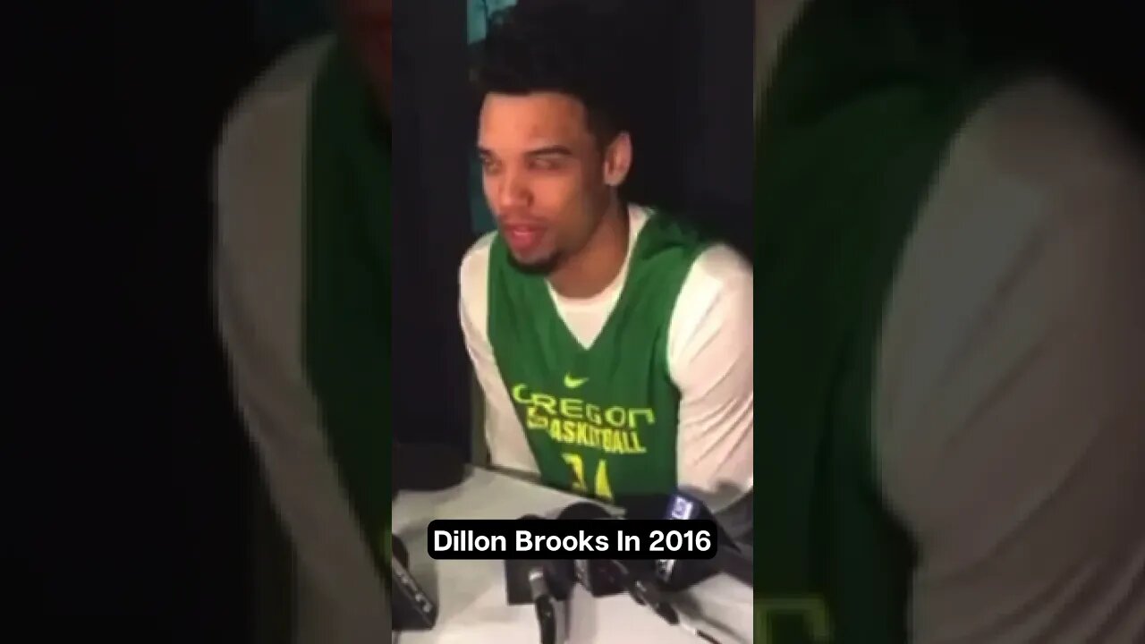 “I Wanted To Be Like Draymond Green,” Dillon Brooks In 2016