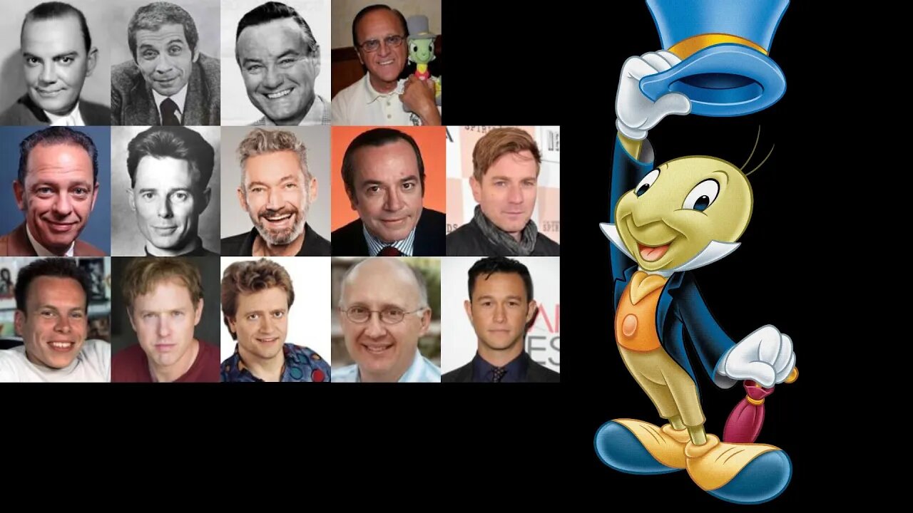 Animated Voice Comparison- Jiminy Cricket (Pinocchio)