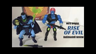 MOTU Origins RISE OF EVIL 2 Pack - KELDOR & ORIGINS KRONIS (Skeletor & Trap Jaw) Rodimusbill Review