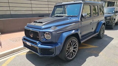 Brabus 800 Widestar G63 AMG Matte Blue looks extremely brutal [4k 60p]