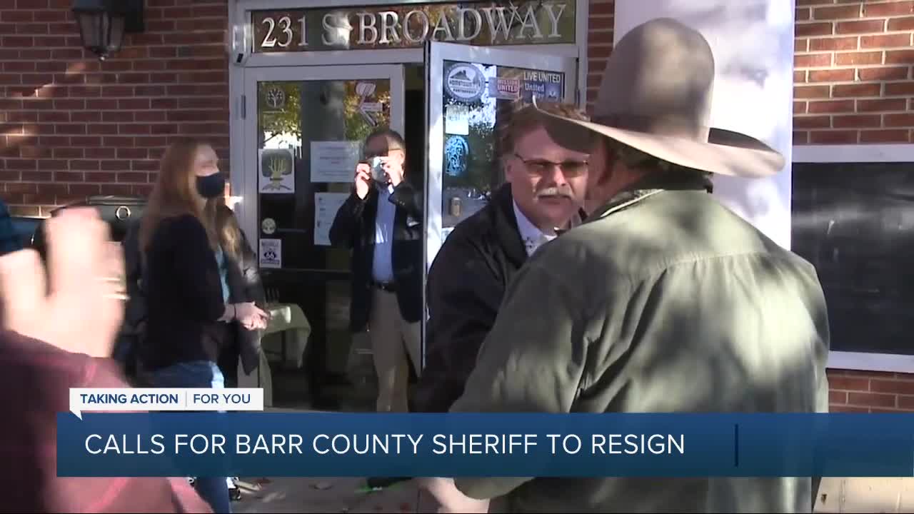 Shouting match breaks out ahead of Barry County meeting discussing Sheriff's comments on kidnapping suspects